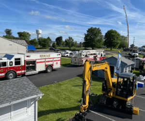 Firetrucks at the Touch-a-Truck event