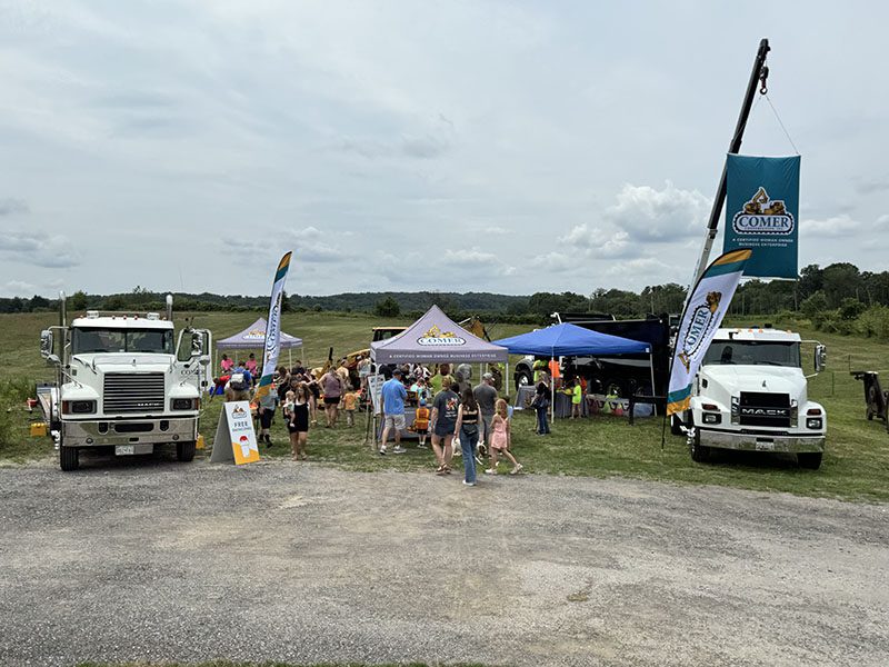 crowd at touch a truck event<br />
