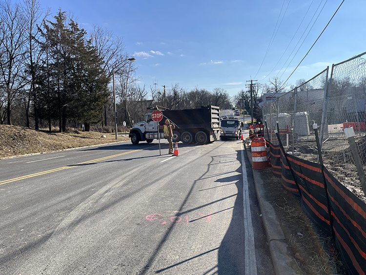 Maintenance of Traffic crews working around construction