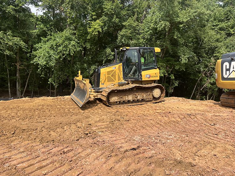 Earth moving at the Charlestown project