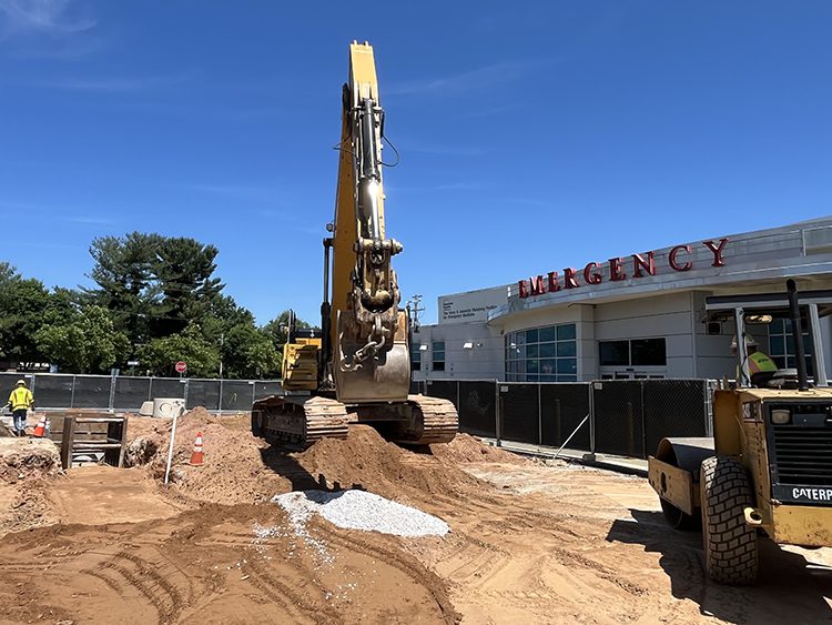 Site Construction at Maryland Hospital